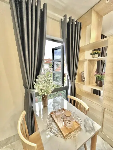 Căn Hộ Dịch Vụ Siu Xinh Xắn Với Chất Nhà Full Nội Thất