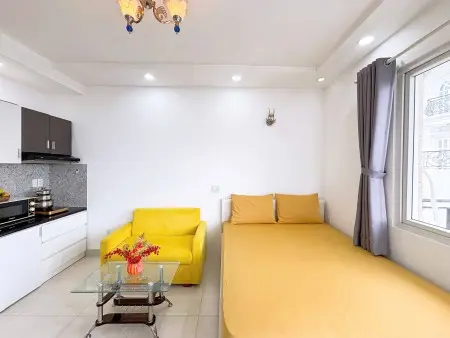 Căn Hộ Mini Có Ban Công 35M2, Nội Thất Đầy Đủ, Thoáng Mát, Rộng Rãi