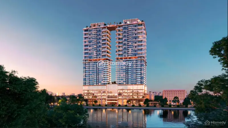 Siêu Vip Penthouse/Duplex Rivera Hoàng Mai ( Phiển Bản View Sông Hồng ) Cạnh Time City