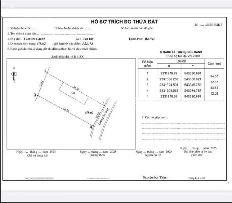 🏞️ Giao Bán Lô Đất Siêu Phẩm 400M² Tại Xã Yên Bài - Ba Vì 🔥