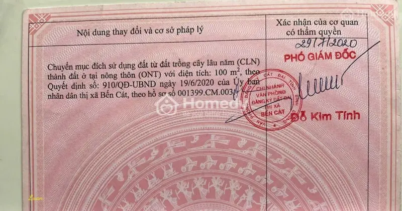 ❤️Bán Đất Mặt Tiền Đường Nhà Nghỉ Bách Hợp Phú An Bến Cát Cũ(Nay Là Phường Phú An) Gần Dt 744