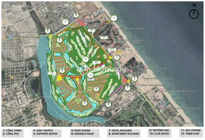 Căn Hộ Mặt Biển Sở Hữu Lâu Dài Ngay Tại Sân Golf Đà Nẵng