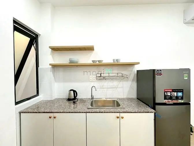 Căn Hộ Dịch Vụ Studio Full Nội Thất Siêu Xinh Xắn Xúng Xính Ngay Quận
