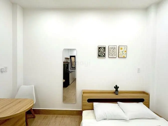 Căn Hộ Dịch Vụ Studio Full Nội Thất Siêu Xinh Xắn Xúng Xính Ngay Quận