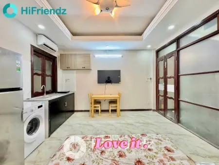 Studio Full Nội Thất Máy Giặt Riêng Gần Cv Hoàng Văn Thụ Sân Bay Ngã Tư Bảy Hiên Quận Tân Bình