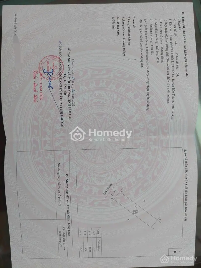 Bán Nhà Mặt Phố 66.6M2 Chính Chủ Tại Phố Lu, Bảo Thắng, Lào Cai Đường Cách Mạng Tháng Tám,