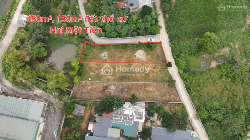 Giao Bán Lô Đất 2 Mặt Tiền Tại Xã Yên Bài - Bavi