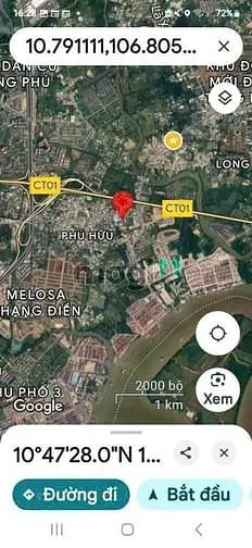Bán Đất Khu Dân Cư Đường 980 Nguyễn Duy Trinh .Phú Hữu Q9 -Ngang 4.5M