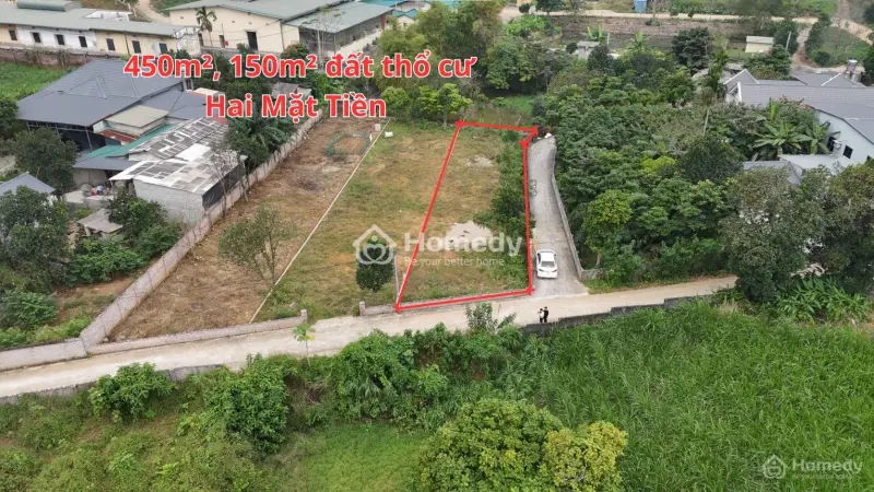 Giao Bán Lô Đất 2 Mặt Tiền Siêu Phẩm 450M2 Tại Xã Yên Bài Ba Vì