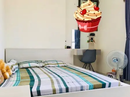 Chung Cư Saigon Tower, Thoại Ngọc Hầu, Tp: 95M2, 3P Ngủ, 2Wc, Full Nt, 9,5Tr/Th