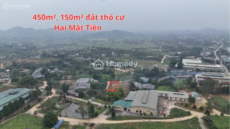 Giao Bán Lô Đất Siêu Phẩm 450M2 - 2 Mặt Tiền Tại Xã Yên Bài Ba Vì