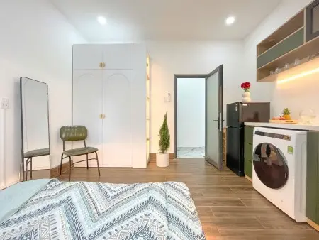Căn Hộ Studio Ban Công Máy Giặt Riêng Full Nội Thất Gần Cv Lê Thị Riêng Ngã Tư Bảy Hiên Tân Bình