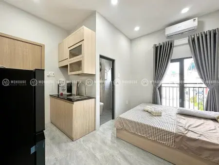 Cho Thuê Căn Studio Ban Công – Cửa Sổ Thoáng | Full Nội Thất | Tân Bình