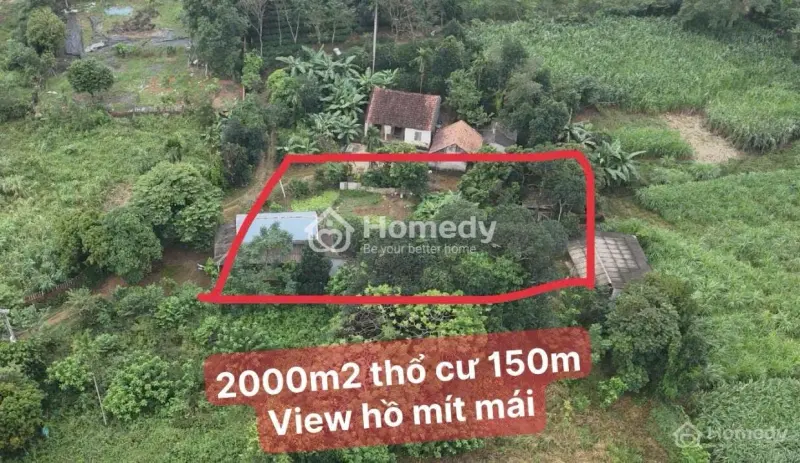 Bán Lô Đất 2000M² View Hồ Tuyệt Đẹp Tại Yên Bài – Ba Vì Sổ Đỏ – 150M² Thổ Cư