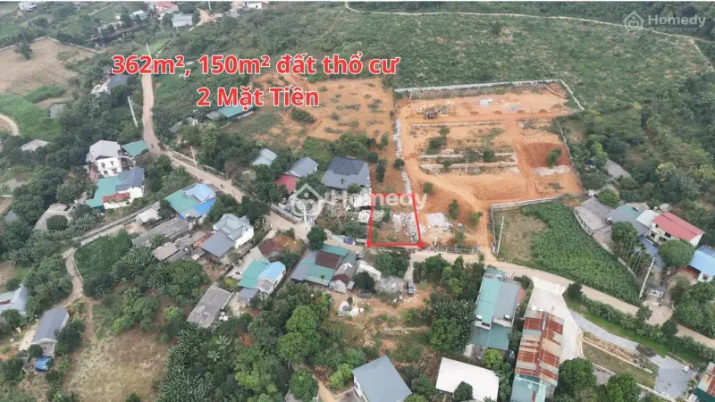 Giao Bán Lô Đất 2 Mặt Tiền Siêu Phẩm 362M2 Tại Xã Yên Bài Ba Vì