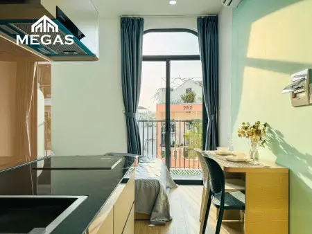 Căn Hộ Studio - Full Nội Thất Cao Cấp Mới Xây Ngay Quang Trung