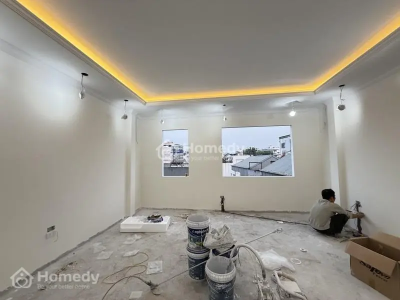 Nhà Xây Mới Phố Phạm Văn Đồng Btl – Gara Ô Tô – 7 Tầng Thông Sàn - Thang Máy – Mt 5.3M