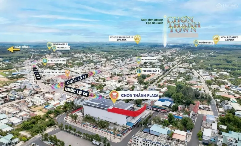 22 Nền 200M2 Mặt Tiền Đường Cao Bá Quát P. Minh Hưng Chơn Thành