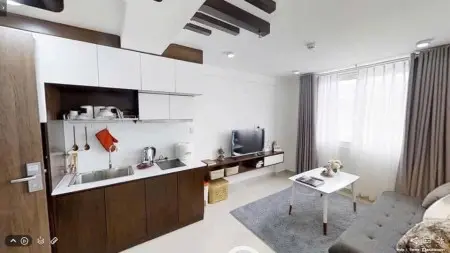 Chung Cư Cộng Hoà Garden, P12, Tân Bình: 50M2, 1P Ngủ, Có Nt, 11Tr/Th