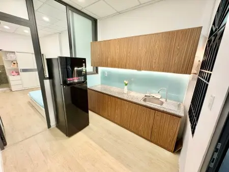 Cho Thuê Phòng Trọ 1Pn Tách Bếp Full Nt Gần Q1, Q2 35M2 Bếp Siêu Rộng Xô Viết Nghệ Tĩnh, Bình Thạnh