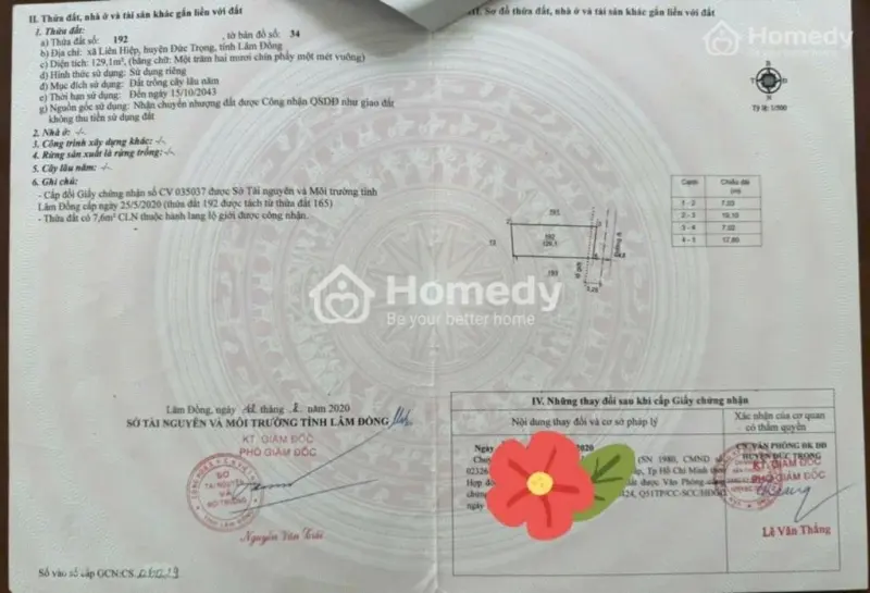 Bán Đất Thổ Cư Giá Rẻ Tại Hiệp Thạnh, Lâm Đồng Chỉ 800 Triệu, Cách Sân Bay 6 Km, Gần Mọi Tiện Ích