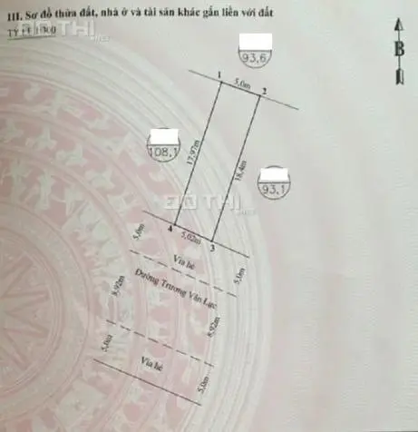 Bán Đất Tại Đường Trương Văn Lực, Phường Hùng Vương, Hồng Bàng, Hải Phòng Diện Tích 91M2 Giá 5.05