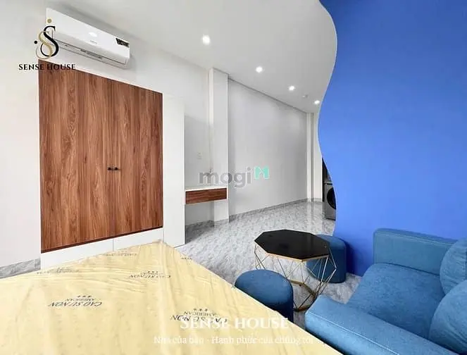 🌱 Cho Thuê Căn Hộ 1Pn Ban Công Đón Nắng Mới 100% Ngay Cv Lê Thị Riêng