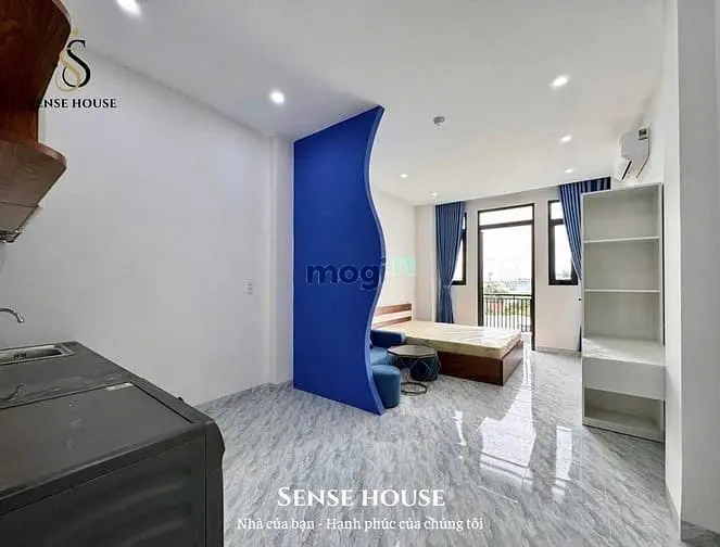 🌱 Cho Thuê Căn Hộ 1Pn Ban Công Đón Nắng Mới 100% Ngay Cv Lê Thị Riêng