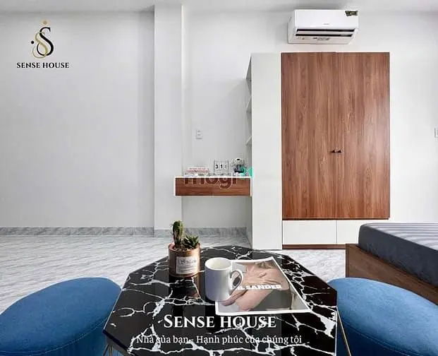 🌱 Cho Thuê Căn Hộ 1Pn Ban Công Đón Nắng Mới 100% Ngay Cv Lê Thị Riêng