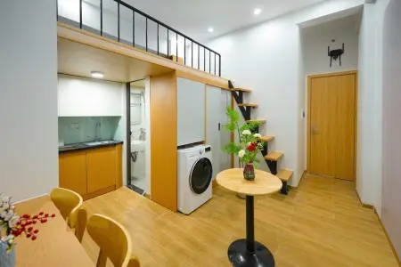 Full Đồ Nội Thất -Máy Giặt Sấy Riêng Mỗi Phòng— Có Hầm Để Xe