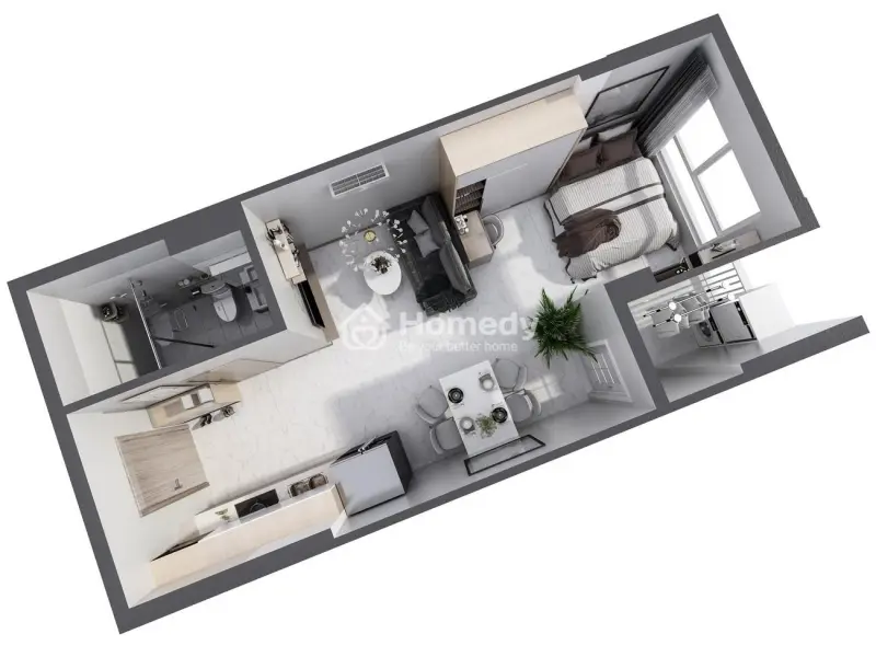 Bán Căn 2 Phòng Ngủ Tecco Felice Home - Sang Tên Ngay