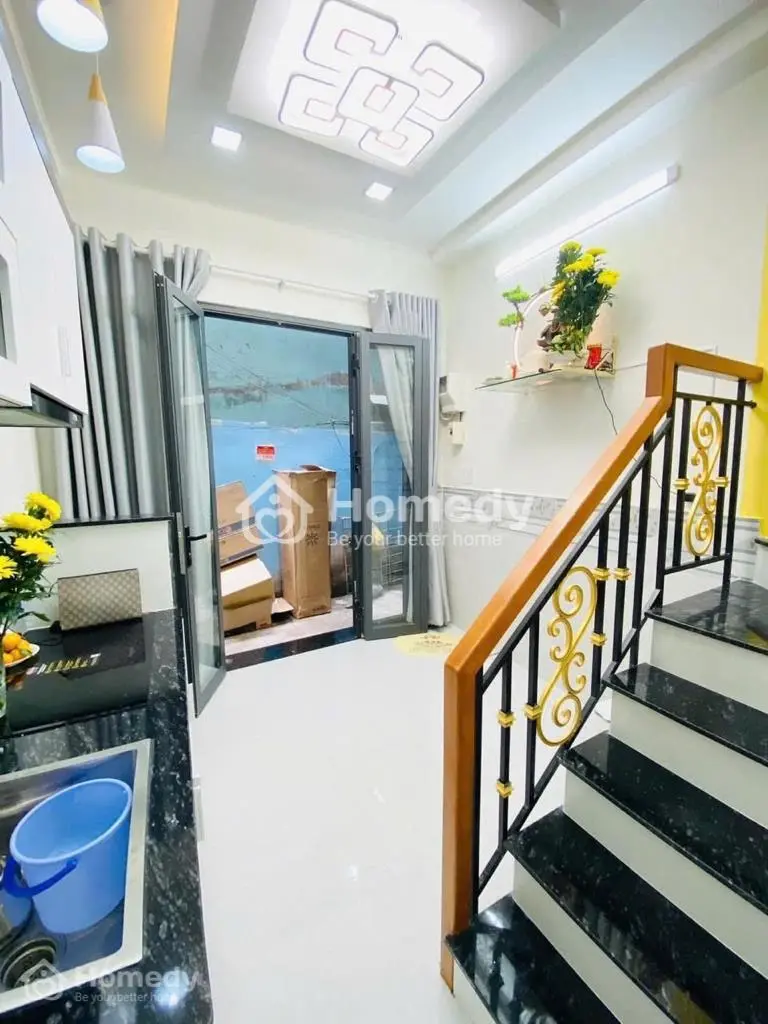 Nhà Mới Ở Ngay- Cách Mt 100M- 2 Tầng Kiên Cố - Vuông A4 - Nở Hậu - Tặng Toàn Bộ Nội Thất- Nhỉnh 1Tỷ