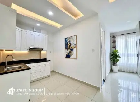 Cho Thuê Căn Hộ 1 Phòng Ngủ Ban Công Đôi 60M2 Full Nội Thất, Gần Sân Bay Tân Sơn Nhất & Etown