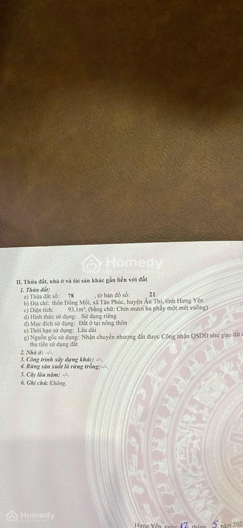 Bán Đất Phân Lô Tại Tân Phúc, Ân Thi, Hưng Yên