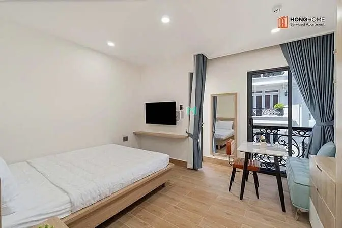 Căn Hộ Studio Full Nội Thất Cửa Sổ Lớn Dịch Vụ Tốt Gần Cầu Thị Nghè