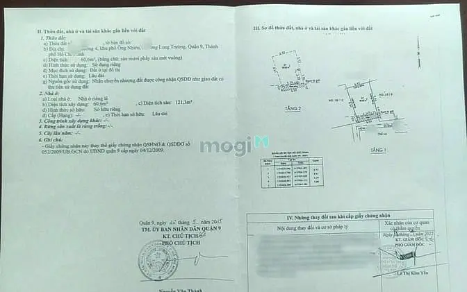 Chính Chủ Bán Nhà 1Tret 1 Lầu Dt 60M2 Giá 4.3 Tỷ