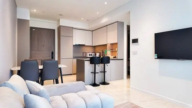 Cho Thuê Căn Hộ The Ascentia, 2 Phòng Ngủ, 22 Triệu, Quận 7 Hcmc