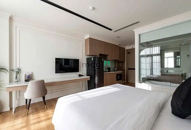 Căn Hộ Studio Full Nội Thất Cao Cấp Có Bồn Tắm Hồ Bơi Gần Cầu Công Lý