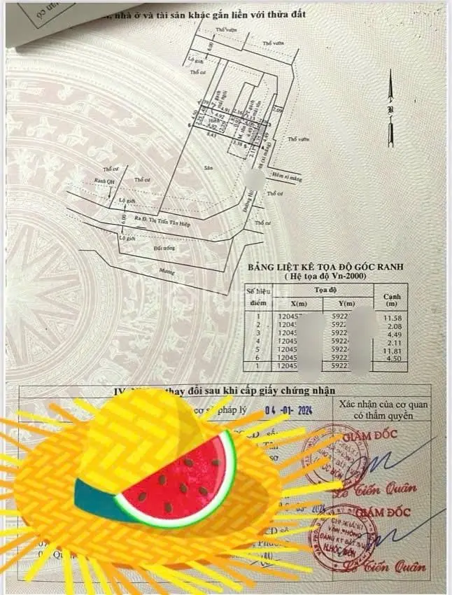 🗣️Chính Ch.ủ Gửi Bán Lô Đất Thổ Cư 62M² (4,5 X 13M)Ngay Trung Tâm Hóc Môn, Sổ Hồng Riêng, 780Triệu