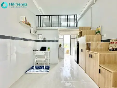 Trống Phòng Trọ Mới, Full Nội Thất , Ban Công Cửa Sổ Thoáng, Ít Phí Gần Đảo Kim Cương