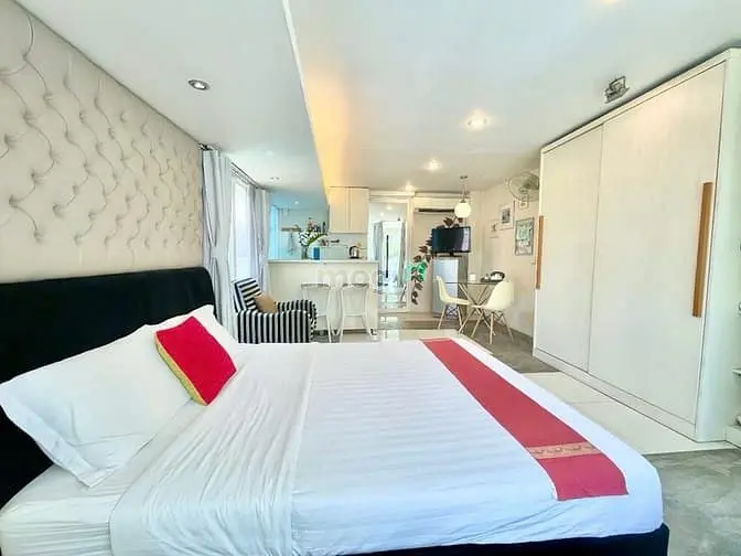 Căn Hộ Studio Lớn Full Nội Thất Nhiều Ánh Sáng Tự Nhiên Khu Đa Kao