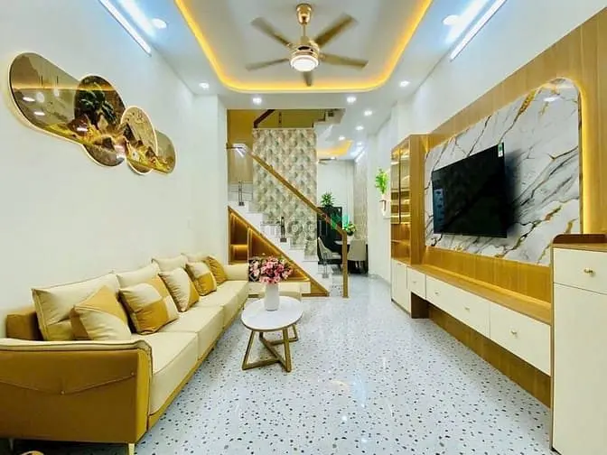 Bán Nhà Hẻm Xe Hơi Phạm Văn Chiêu,P.14, 3,6 X 13, 4 Lầu Giá 5.65 Tỷ Tl