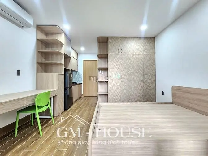 Căn Hộ Studio Ban Công_ Máy Giặt Riêng_ Full Nội Thất, Gần Văn Lang
