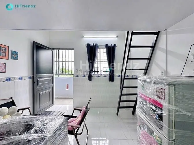 Duplex Gác Cao Giá Rẻ Nhà Mới Gần Kcx Tân Thuận Cho Nhóm 4 Người