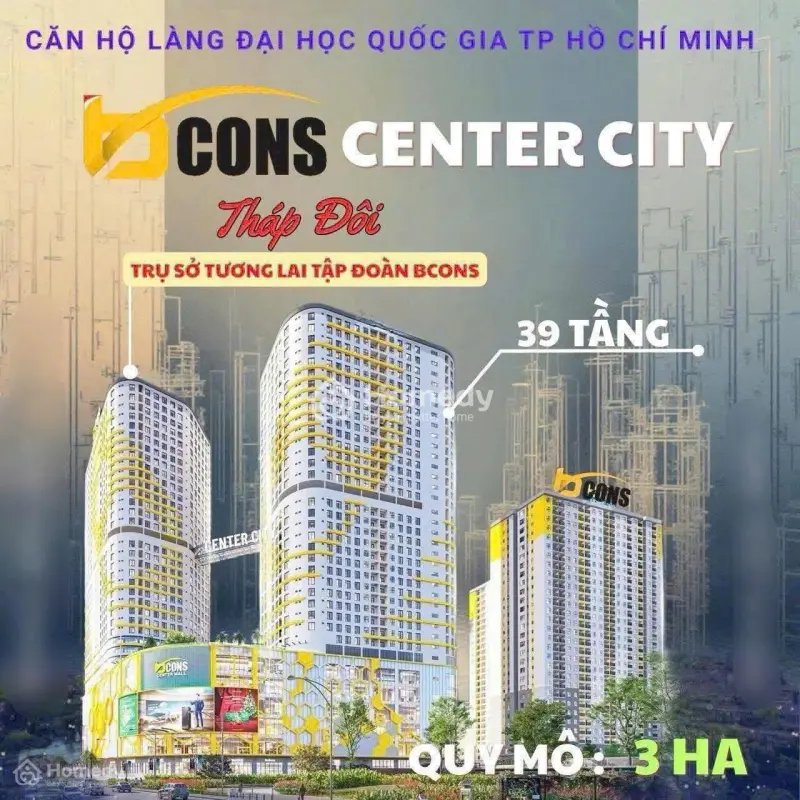 Bcons Center City Giỏ Hàng Độc Quyền Căn Đẹp Nhất,Thanh Toán 5% Đến 7 Tháng Sau Tiếp Tục Thanh Toán