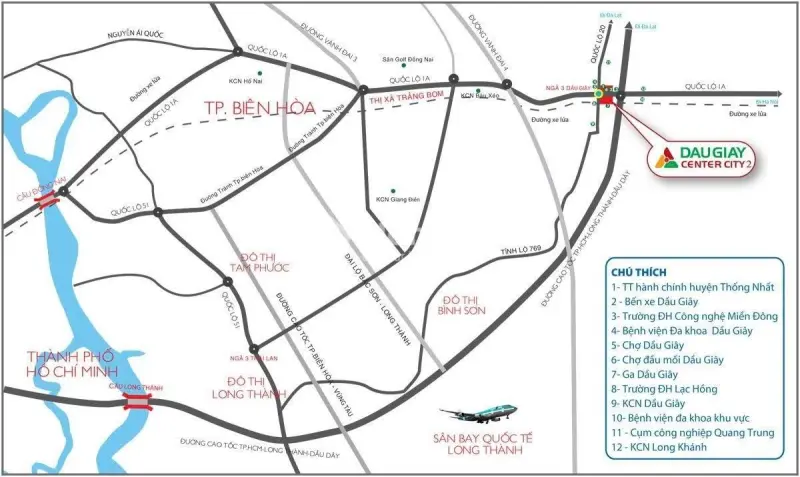 Đất Nền Dầu Giây Full Thổ Cư Chỉ Từ 16Tr/M2 Gần Sân Bay Long Thành