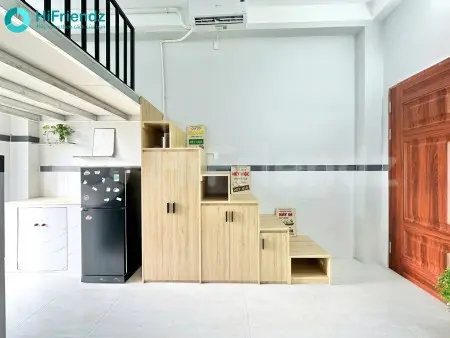 Trống Phòng Trọ Mới, Full Nội Thất , Ban Công Cửa Sổ Thoáng, Ít Phí Gần Đảo Kim Cương