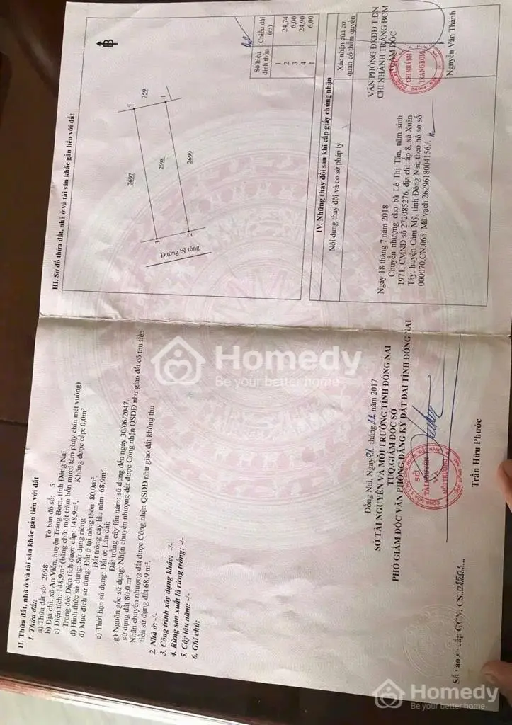 Bán Đất 6M Ngay Phùng Hưng Ấp 4 An Viễn Đồng Nai. Gần Tam Phước Lục Quân 2. Gần Kcn Giá Tốt