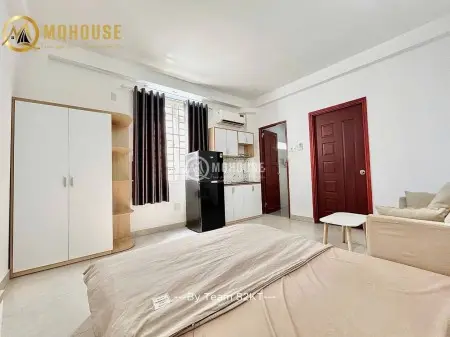 Thuê Ngay Phòng Rộng 32M2 Full Nội Thất, Cửa Sổ Trời _Nơ Trang Long, Bình Thạnh Gần Đh Văn Lang