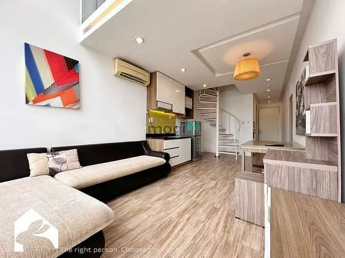 Căn Hộ 2Pn Thiết Kế Duplex Full Nội Thất Gần Công Viên Hoàng Văn Thụ